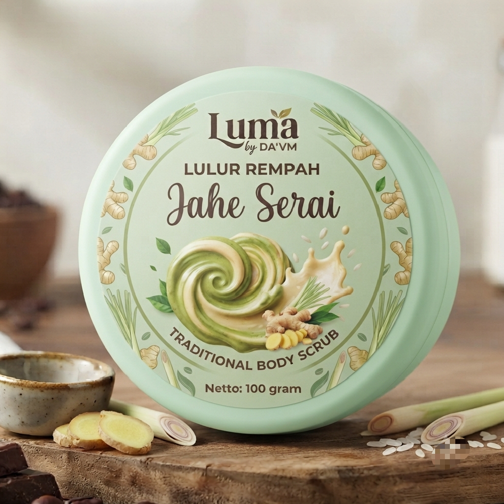 Body Scrub Rempah Jahe Serai