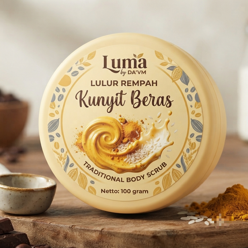 Body Scrub kunyit Beras